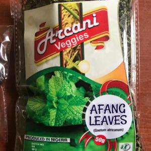 Dehydrated Afang/Okazi Leaves (100g)