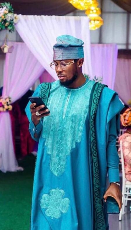 Regal Teal Agbada